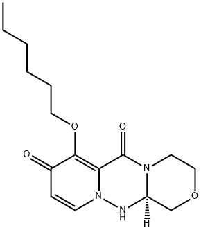 (12aR)-7-(heksyloksy)-3,4,12,12a-tetrahydro-1H-[1,4]Oxazino[3,4-c]pyrido[2,1-f][1,2,4] triazin-6,8-dion