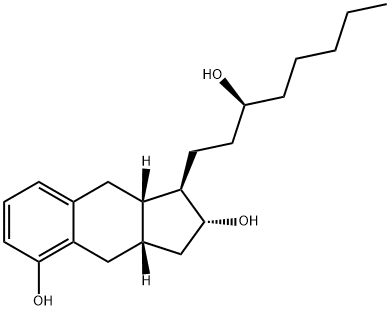 (1R,2R,3aS,9aS)-2,3,3a,4,9,9a-heksahydro-1-[(3S)-3-hydroksyoktyl]-1H-benz[f]inden-2,5-diol
