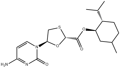 (1R,2S,5R)-Mentyl-(2R,5S)-5-(4-amino-2-okso-2H-pyrimidin-1-yl)-[1,3]oksatiolan-2-karboksylsyre