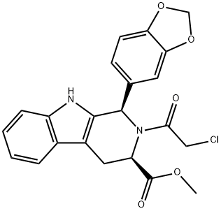(1R,3R)-METYL-1,2,3,4-TETRAHYDRO-2-KLORACETYL-1-(3,4-METYLENDIOKSYFENYL)-9H-PYRIDO[3,4-B]INDOL-3-KARBOKSYLAT