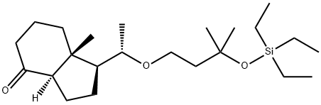 (1S,3aR,7aR)-7a-metyl-1-((S)-1-(3-metyl-3-((trietylsilyl)oksy)butoksy)etyl)heksahydro-1H-inden-4(2H)-on