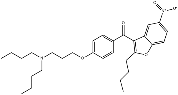 (2-butyl-5-nitro-3-benzofuranyl)[4-[3-(dibutylamino)propoksy]fenyl]metanon