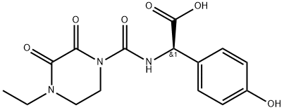 (2R)-2-[(4-etyl-2,3-dioksopiperazinyl)karbonylamino]-2-(4-hydroksyfenyl)eddiksyre