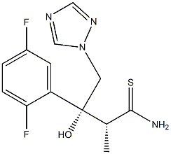 (2R,3R)-3-(2,5-difluorfenyl)-3-hydroksy-2-metyl-4-(1H-1,2,4-triazol-1-yl)tiobutyramid