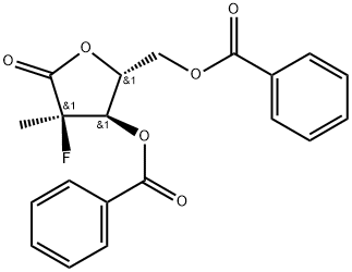 ((2R,3R,4R)-3-(benzoyloksy)-4-fluor-4-metyl-5-oksotetrahydrofuran-2-yl)metylbenzoat
