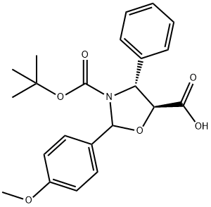 (2R,4R,5S)-3-(tert-butoksykarbonyl)-2-(4-metoksyfenyl)-4-fenyloksazolidin-5-karboksylsyre