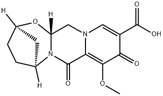 (2R,5S,13aR)-8-metoksy-7,9-diokso-2,3,4,5,7,9,13,13a-oktahydro-2,5-metanopyrido[1',2':4, 5]pyrazino[2,1-b][1,3]oksazepin-10-karboksylsyre