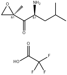 (2S)-2-amino-4-metyl-1-((2R)-2-metyloksiranyl)-1-pentanon trifluoracetat