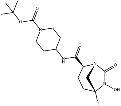 (2S,5R)-2-karbamoyl-7-okso-1,6-diazabicyklo[3.2.1]oktan-6-ylsulfat