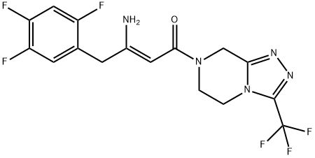 (2Z)-4-okso-4-[3-(trifluormetyl)-5,6-dihydro-[1,2,4]triazolo[4,3-a]pyrazin-7(8H)-yl]-1- (2,4,5-trifluorfenyl)but-2-en-2-amin