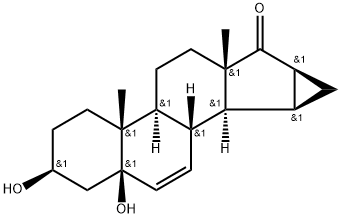 (3b,5b,15a,16a)-15,16-dihydro-3,5-dihydroksy-3'H-cykloprop[15,16]androsta-6,15-dien-17-on