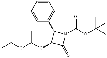(3R,4S)-tert-butyl-3-(1-etoksyetoksy)-2-okso-4-fenylazetidin-1-karboksylat