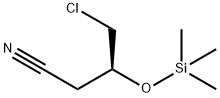 (3S)-4-klor-3-[(trimetylsilyl)oksy]butannitril