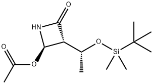 (3S,4R)-4-acetoksy-3-[(R)-1-(tert-butyldimetylsilyloksy)etyl]azetidin-2-on