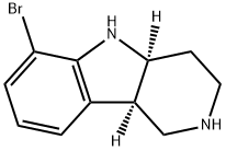 (4aS,9bR)-6-brom-2,3,4,4a,5,9b-heksahydro-1H-pyrido[4,3-b]indol