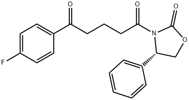 (4S)-3-[5-(4-fluorfenyl)-1,5-dioksopenyl]-4-fenyl-2-oksazolidinon