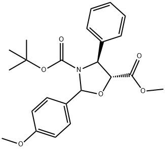 (4S,5R)-3-tert-butoksykarbony-2-(4-anisy)-4-fenyl-5-oksazolidinkarboksylat