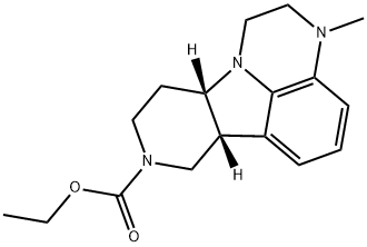 (6bR,10aS)-etyl-3-metyl-2,3,6b,7,10,10a-heksahydro-1H-pyrido[3',4':4,5]pyrrolo[1,2,3-de]kinoksalin -8(9H)-karboksylat