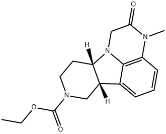 (6bR,10aS)-etyl-3-metyl-2-okso-2,3,6b,7,10,10a-heksahydro-1H-pyrido[3',4':4,5]pyrrolo[1,2,3 -de]kinoksalin-8(9H)-karboksylat
