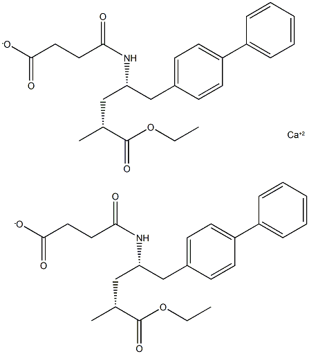 (alfaR,gammaS)-gamma-[(3-karboksy-1-bifenyl]-4-pentansyre 4-etylesteroksopropyl)amino]-alfa-metyl-[1,1'-kalsiumsalt