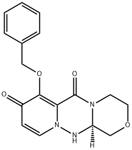 (R)-7-(benzyloksy)-3,4,12,12a-tetrahydro-1H-[1,4]oksazino[3,4-c]pyrido[2,1-f][1,2,4] - triazin-6,8-dion