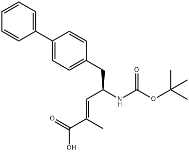 (R,E)-5-((1,1'-bifenyl)-4-yl)-4-((tert-butoksykarbonyl)amino)-2-metylpent-2-ensyre