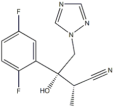 (αS,βR)-β-(2,5-difluorfenyl)-β-hydroksy-α-metyl-1H-1,2,4-triazol-1-butanenitril