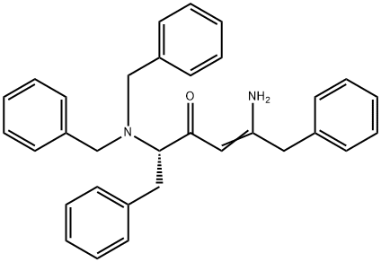 (S,Z)-5-amino-2-(dibenzylamino)-1,6-difenylheks-4-en-3-on