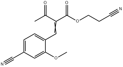 (Z)-2-cyanoetyl-2-(4-cyano-2-metoksybenzyliden)-3-oksobutanoat