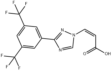 (Z)-3-(3-(3,5-bis(trifluormetyl)fenyl)-1H-1,2,4-triazol-1-yl)akrylsyre