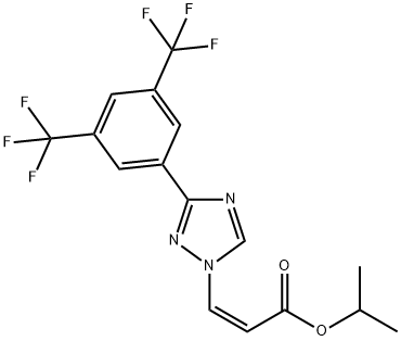 (Z)-isopropyl 3-(3-(3,5-bis(trifluormetyl)fenyl)-1H-1,2,4-triazol-1-yl)akrylat