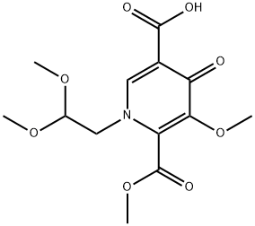 1-(2,2-dimetoksyetyl)-5-metoksy-6-(metoksykarbonyl)-4-okso-1,4-dihydropyridin-3-karboksylsyre
