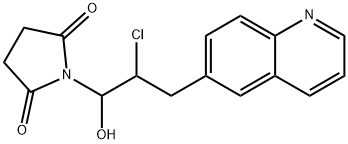 1-[2-klor-1-hydroksy-3-(6-kinolinyl)propyl]-2,5-pyrrolidindion
