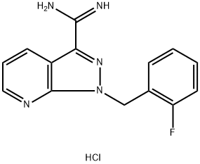 1-(2-fluor-benzyl)-lh-pyrazolo[3,4-b]pyridin-3-karboksamidinhydroklorid