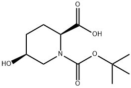 1,2-piperidindikarboksylsyre, 5-hydroksy-, 1-(1,1-dimetyletyl)ester, (2S,5S)