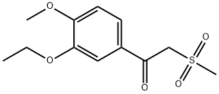 1-(3-etoksy-4-metoksyfenyl)-2-(metylsulfonyl)etanon