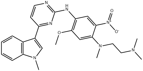 1,4-benzendiamin, N1-[2-(dimetylamino)etyl]-5-metoksy-N1-metyl-N4-[4-(1-metyl-1H-indol-3-yl)-2-pyrimidinyl]-2 -nitro