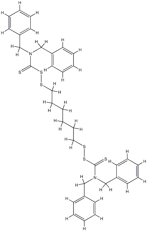 1,6-bis(N,N'-dibenzyltiokarbamoylditio)-heksan