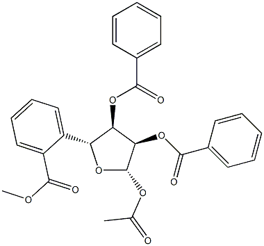 1-acetyl-2,3,5-tribenzamid-D-ribose