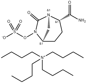 1-butanaminium, N,N,N-tributyl-, (1R,2S,5R)-2-(aminokarbonyl)-7-okso-1,6-diazabicyklo[3.2.1]okt-6-ylsulfat