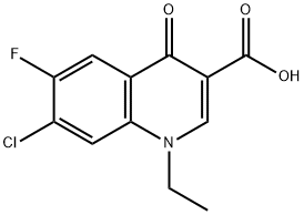 1-ETYL-7-KLOR-6-FLUOR-1,4-DIHYDRO-4-OKSOKINOLINE-3-KARBOKSYLsyre