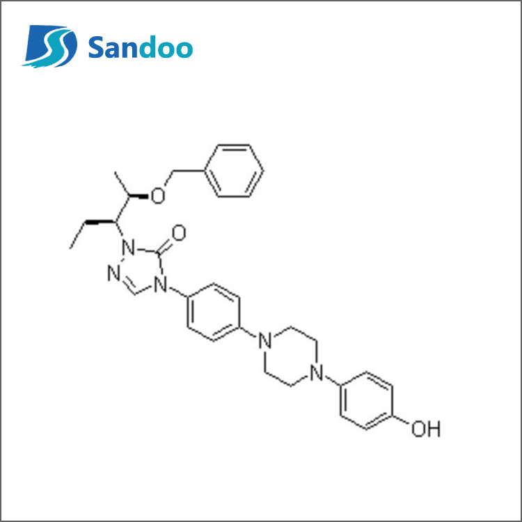 2-[(1S,2S)-1-etyl-2-benzyloksypropyl]-2,4-dihydro-4-[4-[4-(4-hydroksyfenyl)-1-piperazinyl]fenyl]-3H-1,2 ,4-Triazol-3-One
