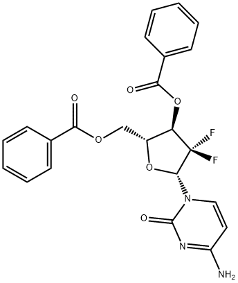 2',2'-difluor-2'-deoksycytidin-3',5'-dibenzoat