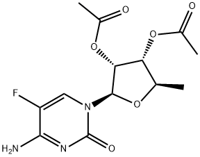 2',3'-Di-O-acetyl-5'-deoksy-5-fuluro-D-cytidin
