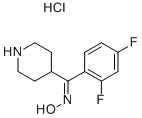 2,4-difluorfenyl-(4-piperidinyl)metanonoksimhydroklorid