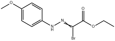 2-broMo-2-(4-metoksy-fenyl-hydrazono)-eddiksyre etylester
