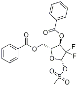 2-deoksy-2,2-difluor-D-ribofuranose-3,5-dibenzoat-1-metansulfonat