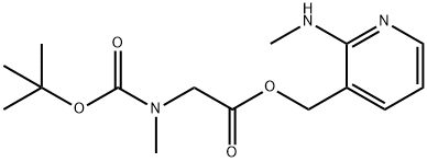 2-(metylamino)pyridin-3-yl)metyl 2-((tert-butoksykarbonyl)(metyl)amino)acetat