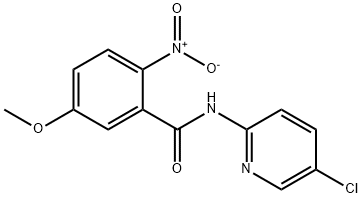 2-nitro-N-(5-klor-pyridin-2-yl)-5-metoksy-benzamid