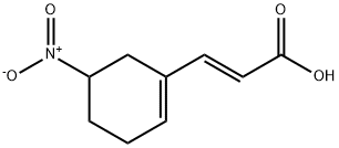 2-propensyre, 3-(5-nitro-1-cykloheksen-1-yl)-, (2E)